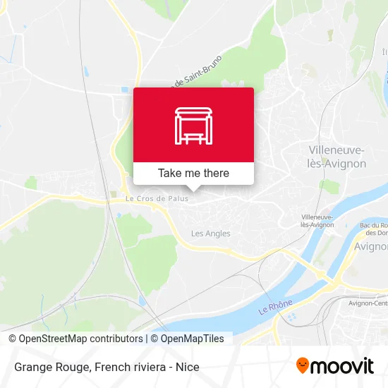 Grange Rouge map