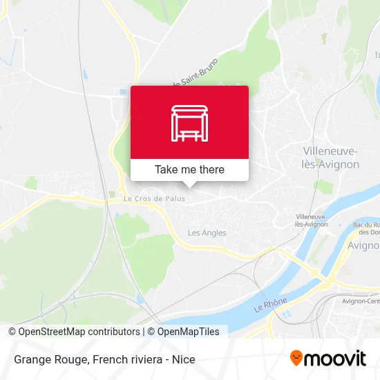 Grange Rouge map