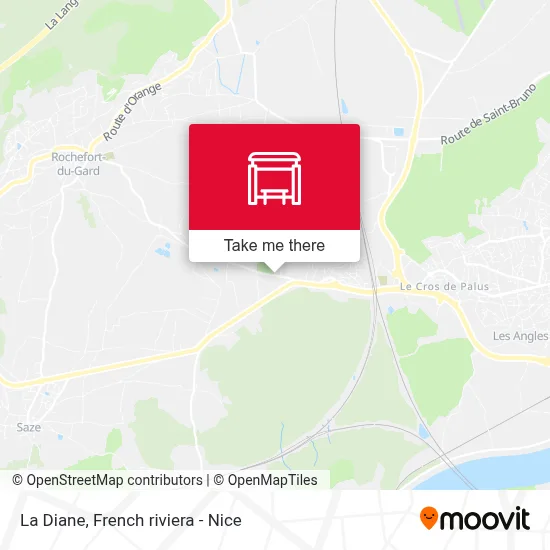 La Diane map
