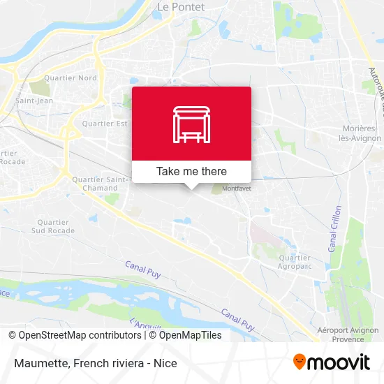 Maumette map