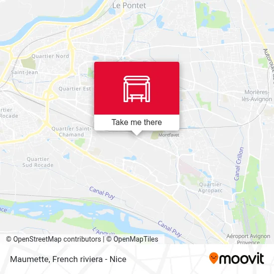 Maumette map