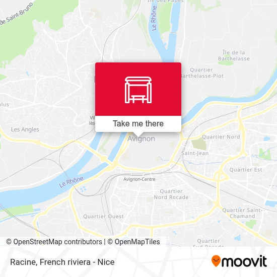 Mapa Racine
