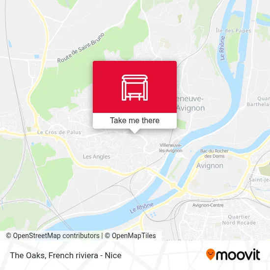 Les Chênes map