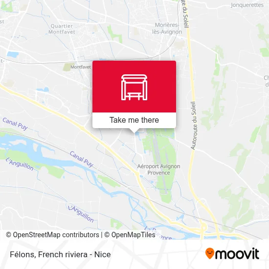 Félons map
