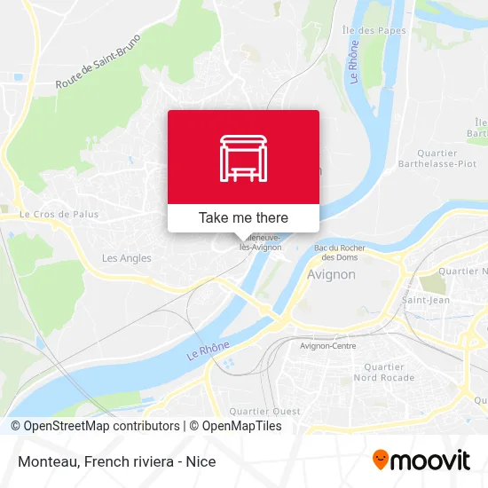 Monteau map