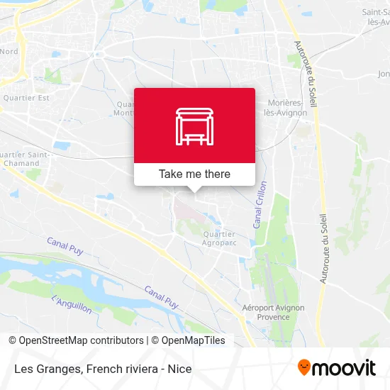 Les Granges map