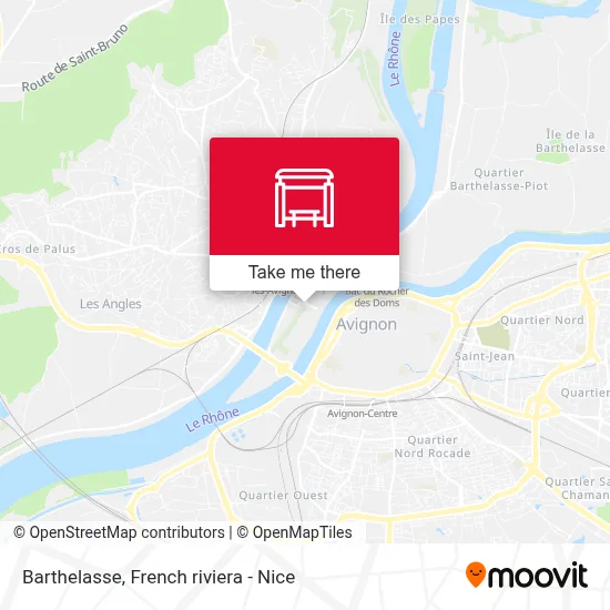 Barthelasse map