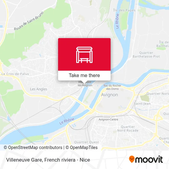 Villeneuve Gare map