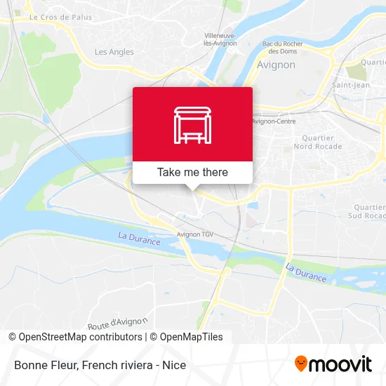 Bonne Fleur map