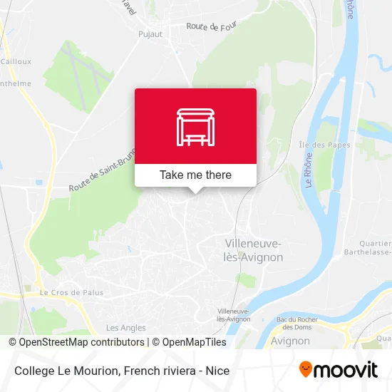 College Le Mourion map