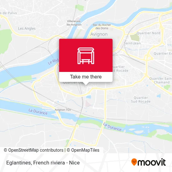 Eglantines map