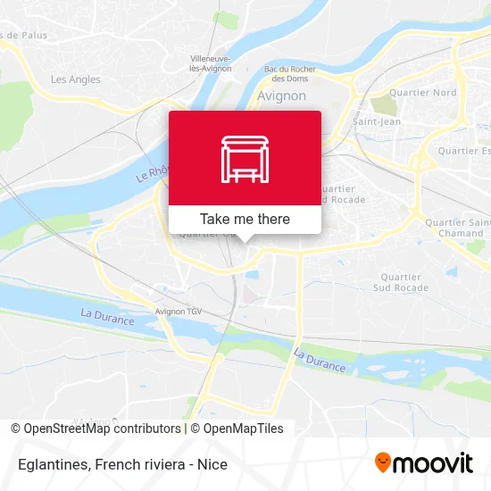 Eglantines map
