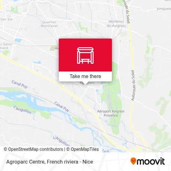Agroparc Centre map
