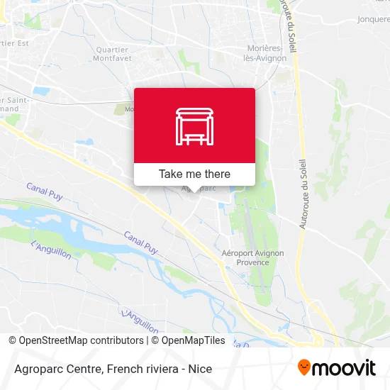Agroparc Centre map