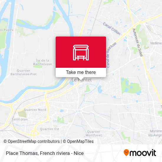 Place Thomas map