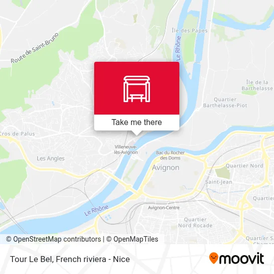 Tour Le Bel map
