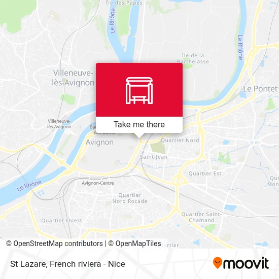 St Lazare map