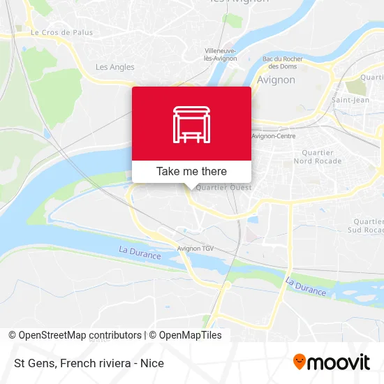St Gens map