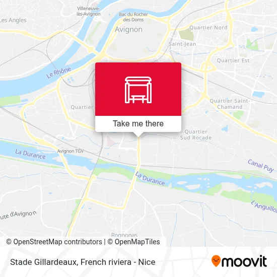 Stade Gillardeaux map