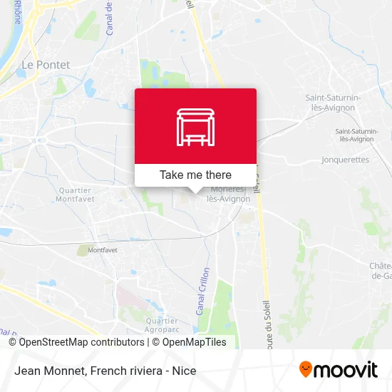Mapa Jean Monnet