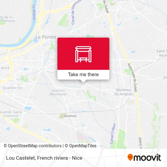 Lou Castelet map