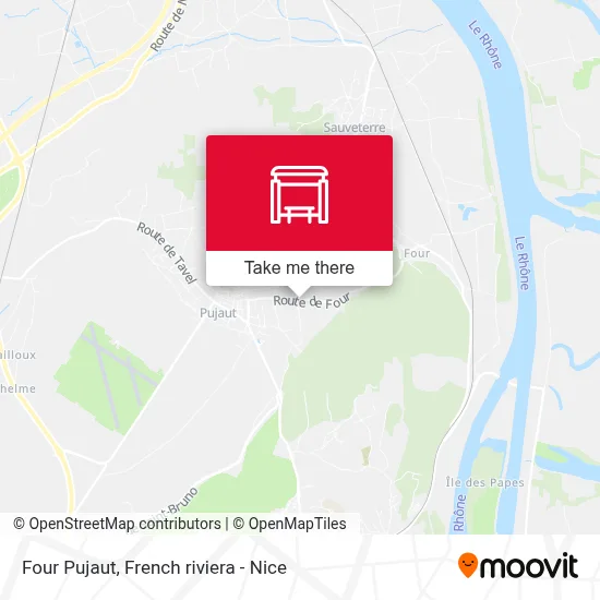 Four Pujaut map