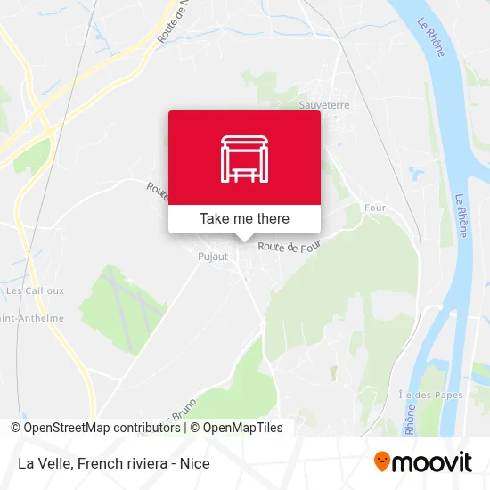 La Velle map