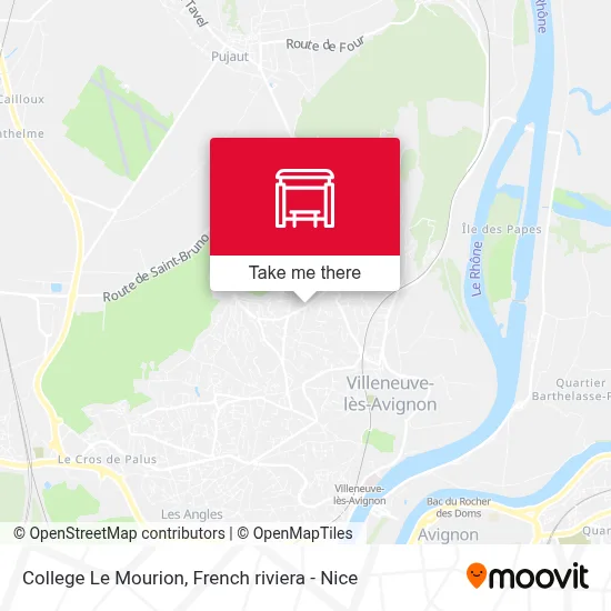 College Le Mourion map