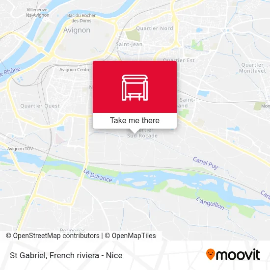 St Gabriel map