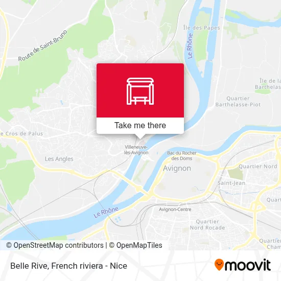 Belle Rive map