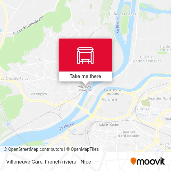 Villeneuve Gare map