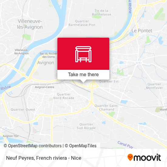 Neuf Peyres map