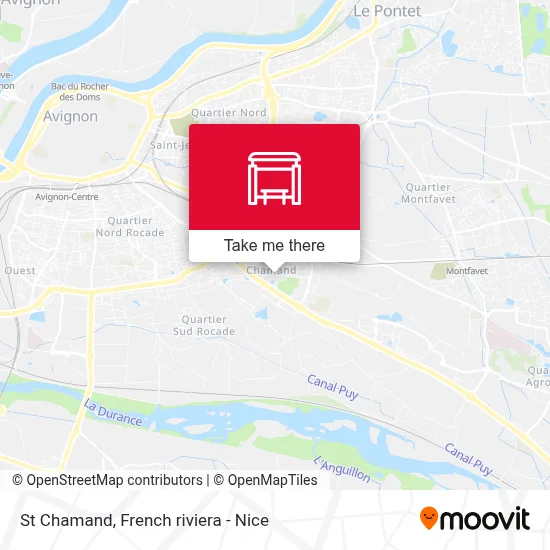 Mapa St Chamand