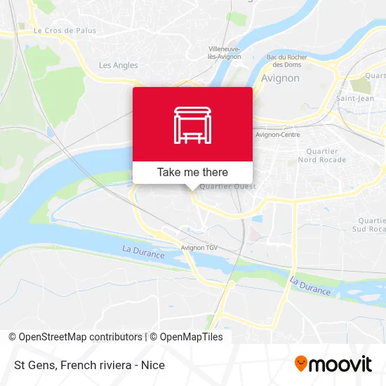 St Gens map