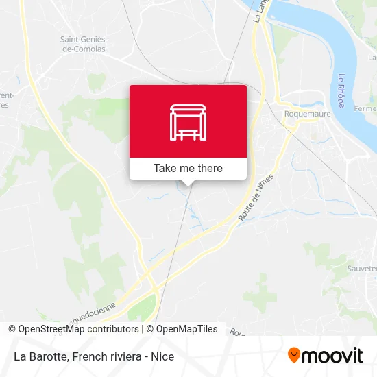 La Barotte map