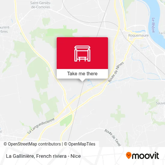 La Gallinière map
