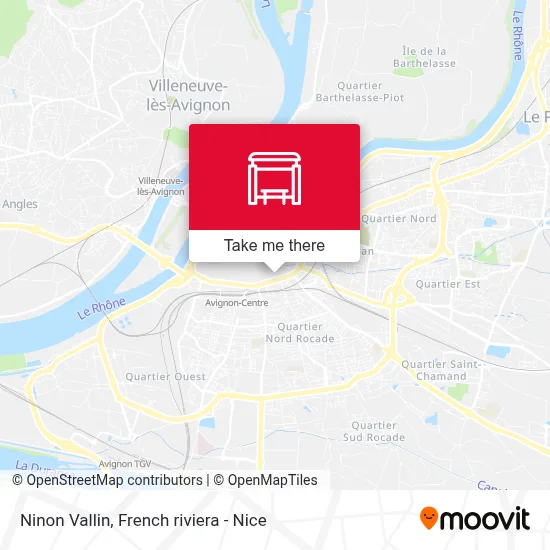 Ninon Vallin map