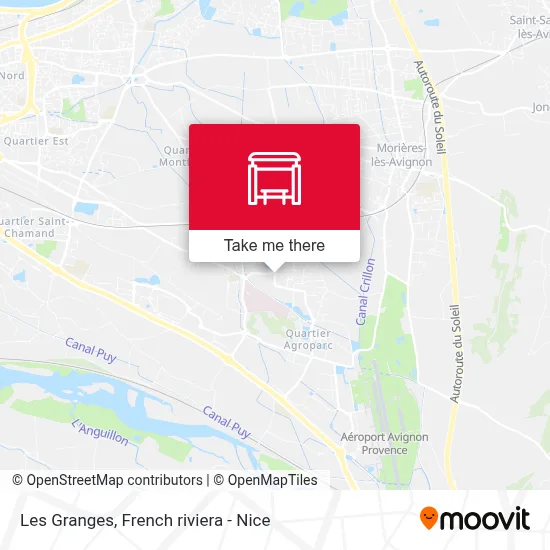 Les Granges map