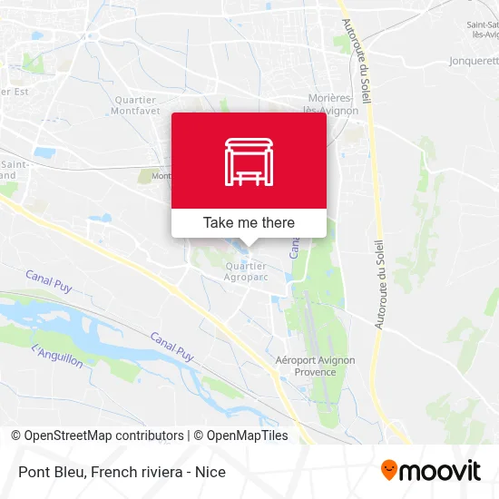 Pont Bleu map