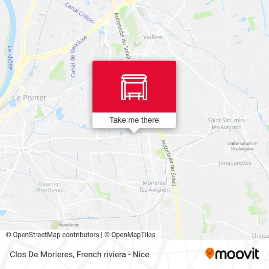 Clos De Morieres map