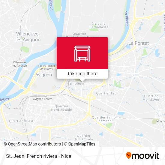 St Jean map