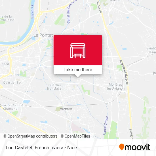 Lou Castelet map