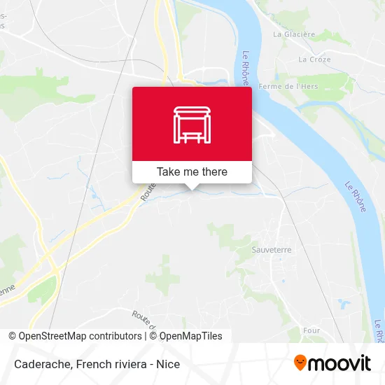 Caderache map