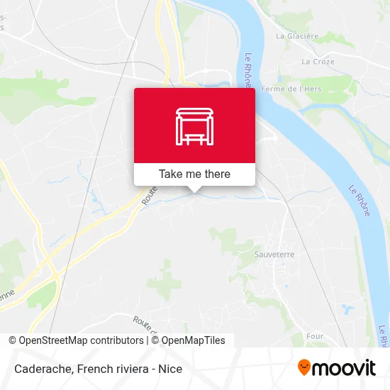 Caderache map