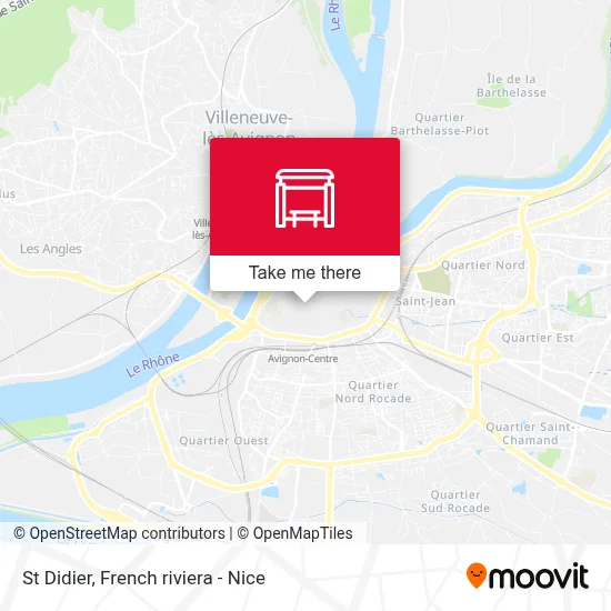 St Didier map