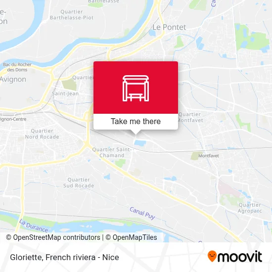 Gloriette map