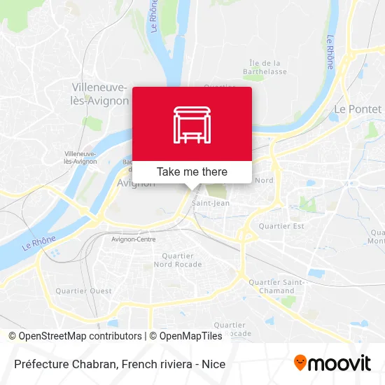 Préfecture Chabran map