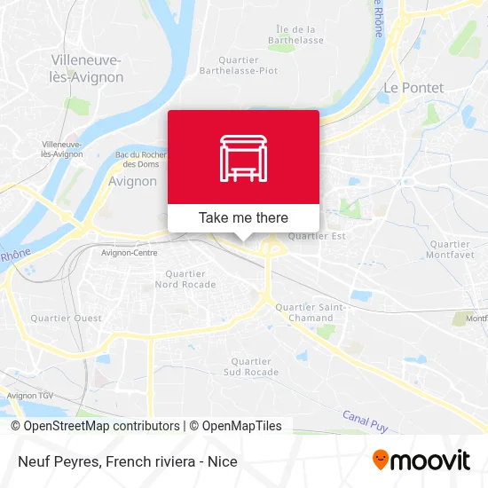 Neuf Peyres map