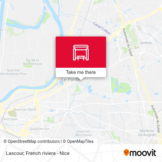 Lascour map