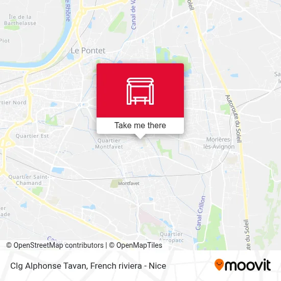 Clg Alphonse Tavan map